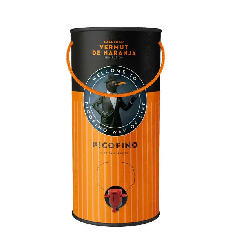 PICOFINO VERMUT NARANJA GIN FUSIÓN 3L 1 UNIDAD
