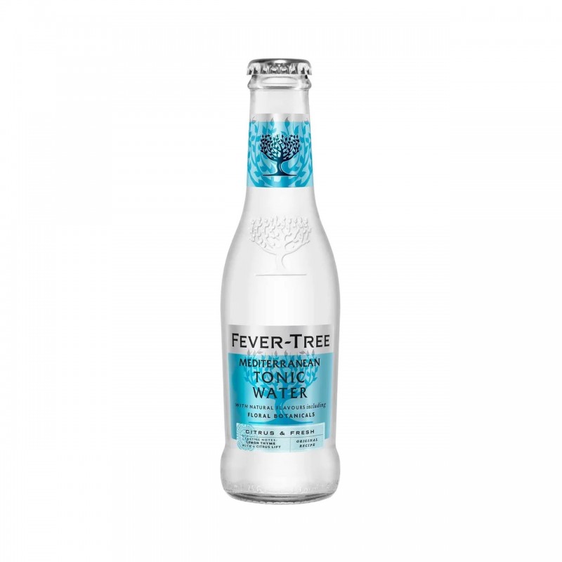 FEVER TREE  MEDITERRANEAN TONIC WATER RET 200 ML 24 UNIDADES