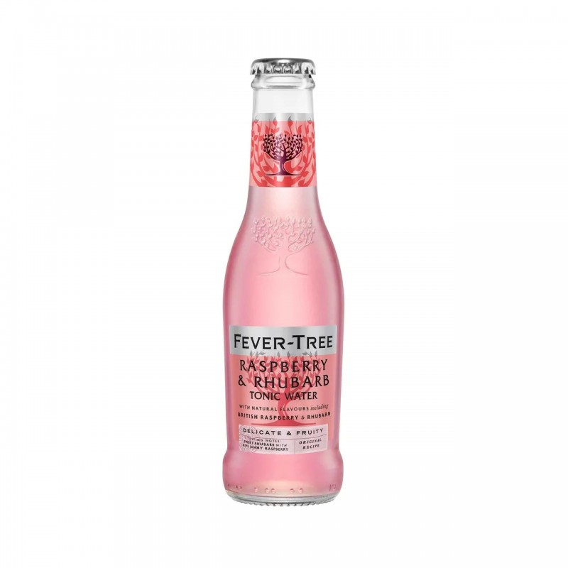 FEVER TREE  RASPBERRY & RHUBARB TONIC WATER RET 200 ML 24 UNIDADES