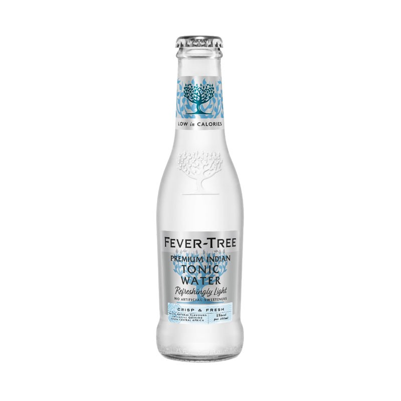 FEVER TREE LIGHT INDIAN TONIC WATER RET 200 ML 24 UNIDADES